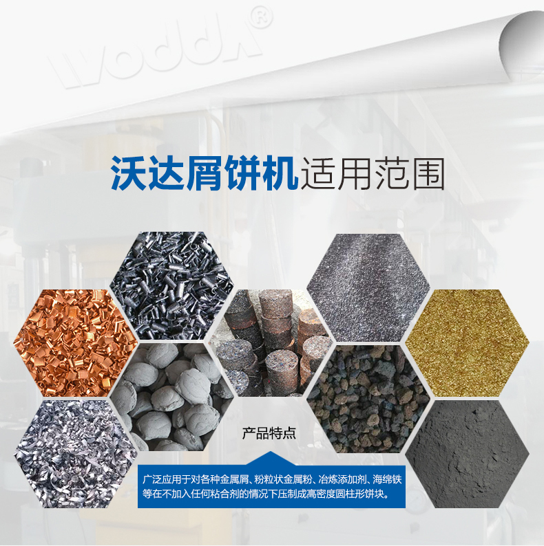 銅鐵鋁屑壓餅機(jī)